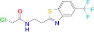 2-Chloro-N-(2-(5-(trifluoromethyl)benzo[d]thiazol-2-yl)ethyl)acetamide