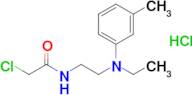 2-Chloro-N-(2-(ethyl(m-tolyl)amino)ethyl)acetamide hydrochloride