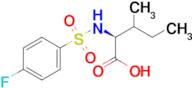 (2s)-2-((4-Fluorophenyl)sulfonamido)-3-methylpentanoic acid