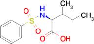 (2s)-3-Methyl-2-(phenylsulfonamido)pentanoic acid