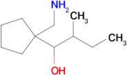 1-(1-(Aminomethyl)cyclopentyl)-2-methylbutan-1-ol