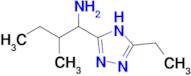 1-(5-ethyl-4H-1,2,4-triazol-3-yl)-2-methylbutan-1-amine