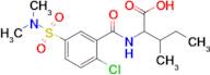 2-(2-Chloro-5-(n,n-dimethylsulfamoyl)benzamido)-3-methylpentanoic acid