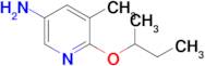 6-(Sec-butoxy)-5-methylpyridin-3-amine