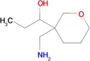 1-(3-(Aminomethyl)tetrahydro-2h-pyran-3-yl)propan-1-ol