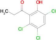 1-(2,3,5-Trichloro-6-hydroxyphenyl)propan-1-one