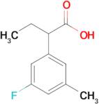 2-(3-Fluoro-5-methylphenyl)butanoic acid