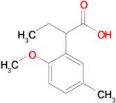 2-(2-Methoxy-5-methylphenyl)butanoic acid