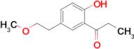 1-(2-Hydroxy-5-(2-methoxyethyl)phenyl)propan-1-one