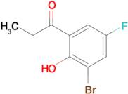 1-(3-Bromo-5-fluoro-2-hydroxyphenyl)propan-1-one