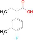 2-(4-Fluoro-3-methylphenyl)butanoic acid