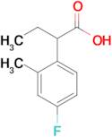 2-(4-Fluoro-2-methylphenyl)butanoic acid