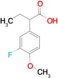 2-(3-Fluoro-4-methoxyphenyl)butanoic acid