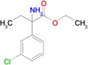 Ethyl 2-amino-2-(3-chlorophenyl)butanoate