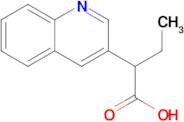 2-(Quinolin-3-yl)butanoic acid