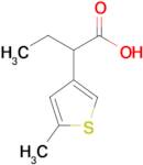 2-(5-Methylthiophen-3-yl)butanoic acid