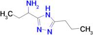 1-(5-propyl-4H-1,2,4-triazol-3-yl)propan-1-amine