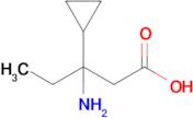 3-Amino-3-cyclopropylpentanoic acid