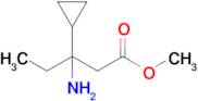 Methyl 3-amino-3-cyclopropylpentanoate