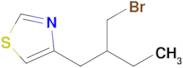 4-(2-(Bromomethyl)butyl)thiazole