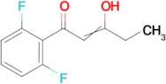 1-(2,6-difluorophenyl)-3-hydroxypent-2-en-1-one