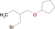 (2-(Bromomethyl)butoxy)cyclopentane