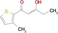 3-hydroxy-1-(3-methylthiophen-2-yl)pent-2-en-1-one