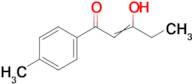 3-hydroxy-1-(4-methylphenyl)pent-2-en-1-one