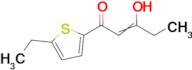 1-(5-ethylthiophen-2-yl)-3-hydroxypent-2-en-1-one