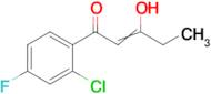 1-(2-chloro-4-fluorophenyl)-3-hydroxypent-2-en-1-one