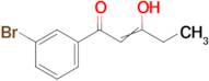 1-(3-bromophenyl)-3-hydroxypent-2-en-1-one