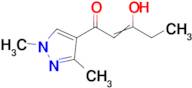 1-(1,3-dimethyl-1H-pyrazol-4-yl)-3-hydroxypent-2-en-1-one