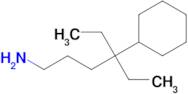 4-Cyclohexyl-4-ethylhexan-1-amine