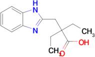 2-((1h-Benzo[d]imidazol-2-yl)methyl)-2-ethylbutanoic acid