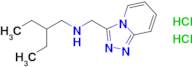 n-([1,2,4]triazolo[4,3-a]pyridin-3-ylmethyl)-2-ethylbutan-1-amine dihydrochloride