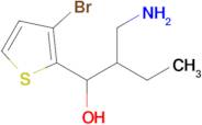 2-(Aminomethyl)-1-(3-bromothiophen-2-yl)butan-1-ol