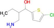 2-(Aminomethyl)-1-(5-chlorothiophen-2-yl)butan-1-ol