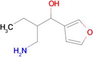 2-(Aminomethyl)-1-(furan-3-yl)butan-1-ol