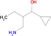 2-(Aminomethyl)-1-cyclopropylbutan-1-ol