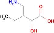 3-(Aminomethyl)-2-hydroxypentanoic acid