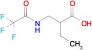 2-((2,2,2-Trifluoroacetamido)methyl)butanoic acid