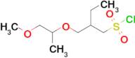 2-(((1-Methoxypropan-2-yl)oxy)methyl)butane-1-sulfonyl chloride