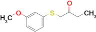 1-((3-Methoxyphenyl)thio)butan-2-one