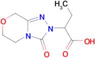 2-(3-Oxo-5,6-dihydro-3h-[1,2,4]triazolo[3,4-c][1,4]oxazin-2(8h)-yl)butanoic acid