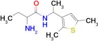 2-Amino-N-(1-(2,5-dimethylthiophen-3-yl)ethyl)butanamide