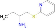 1-(Pyridin-2-ylthio)butan-2-amine