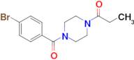 1-(4-(4-Bromobenzoyl)piperazin-1-yl)propan-1-one