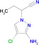 2-(3-Amino-4-chloro-1h-pyrazol-1-yl)butanenitrile