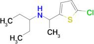 n-(1-(5-Chlorothiophen-2-yl)ethyl)pentan-3-amine