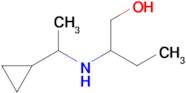 2-((1-Cyclopropylethyl)amino)butan-1-ol